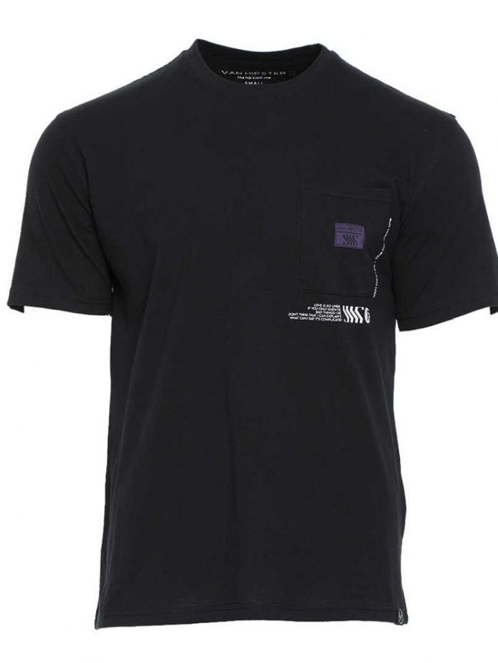 T-shirt βαμβακερό oversize Van Hipster