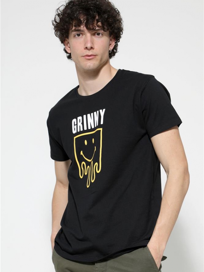 T-shirt βαμβακερό Van Hipster 'grinny'