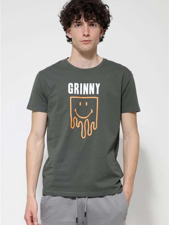 T-shirt βαμβακερό Van Hipster 'grinny'