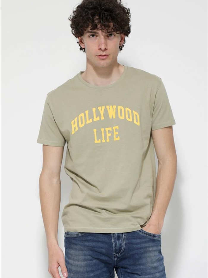 T-shirt βαμβακερό Van Hipster 'hollywood life'