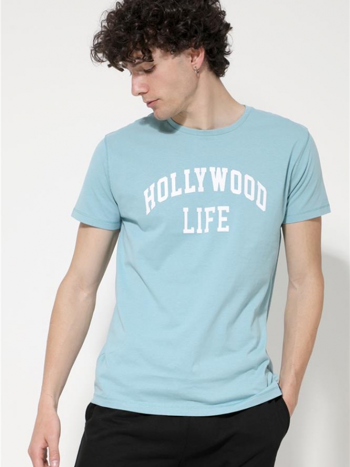 T-shirt βαμβακερό Van Hipster 'hollywood life'