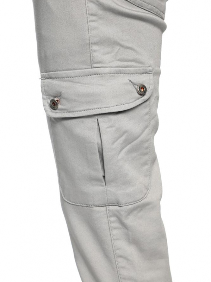 Βαμβακερό παντελόνι cargo, με λάστιχο κάτω