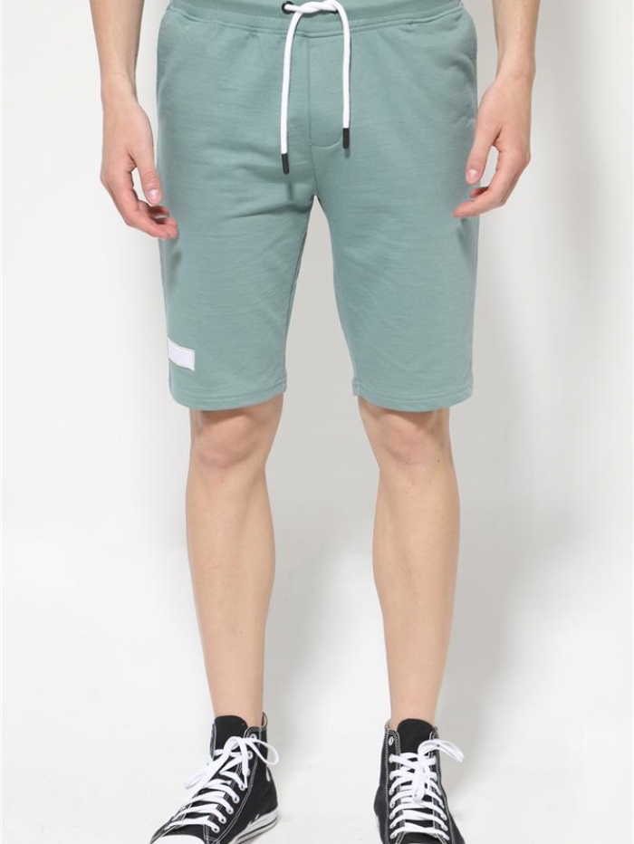 Βερμούδα φούτερ με κέντημα