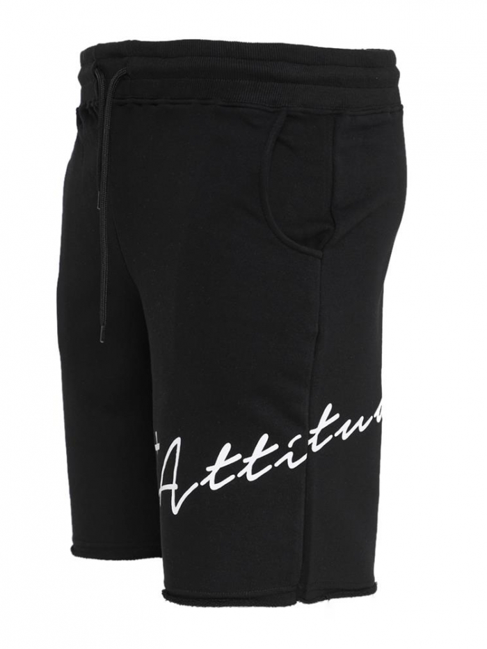 Βερμούδα μακό με τύπωμα στο πλάι Attitude