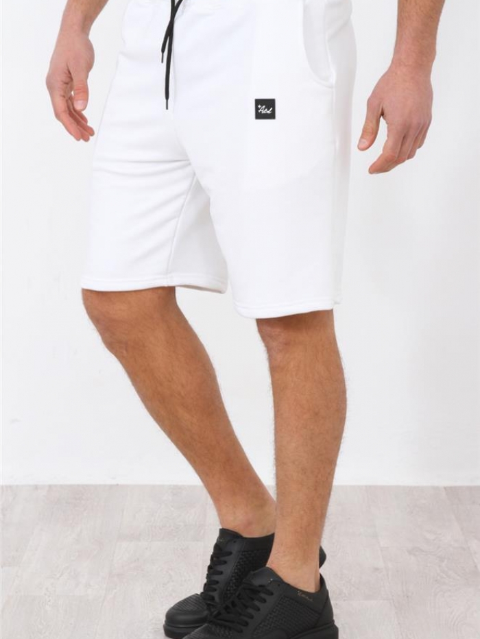 Βερμούδα με τύπωμα στο λάστιχο Attitude.