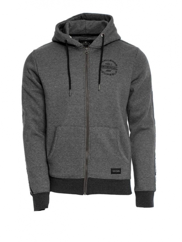 Ζακέτα φούτερ με κουκούλα Double.