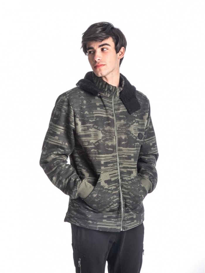 Ζακέτα φούτερ με κουκούλα και γούνα στο εσωτερικό Paco