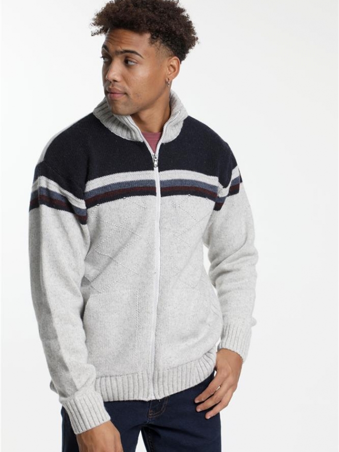 Ζακέτα πλεκτή, μάλλινη.