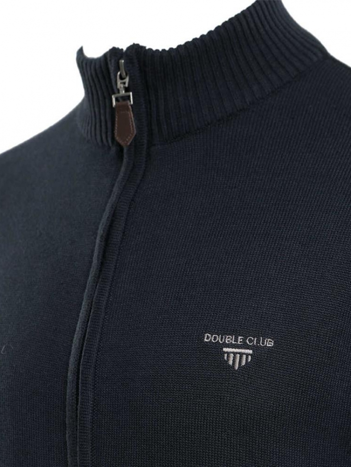 Ζακέτα πλεκτή βαμβακερή Double.