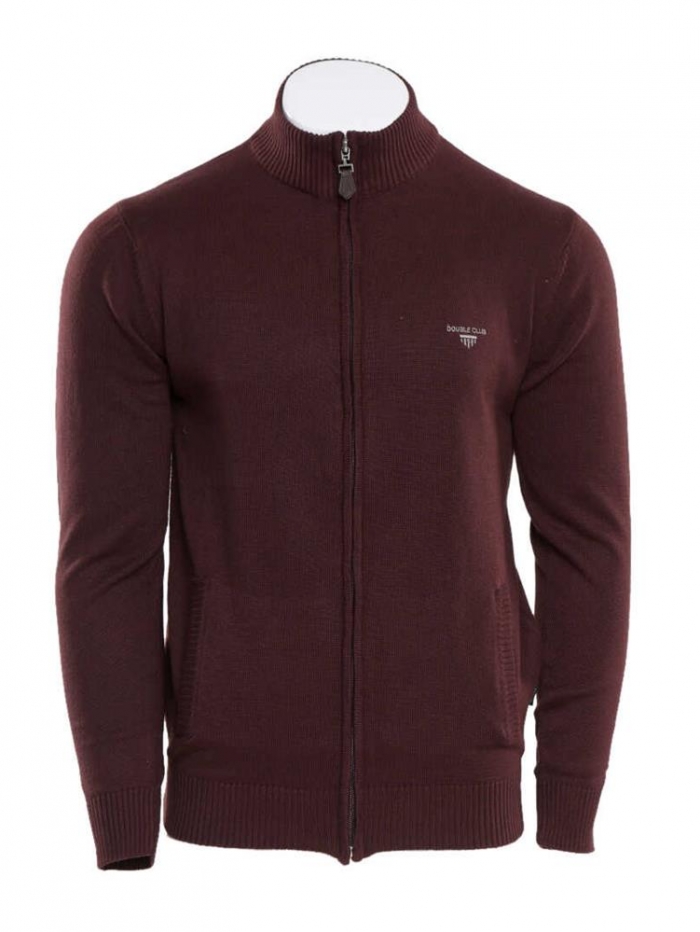Ζακέτα πλεκτή βαμβακερή Double.