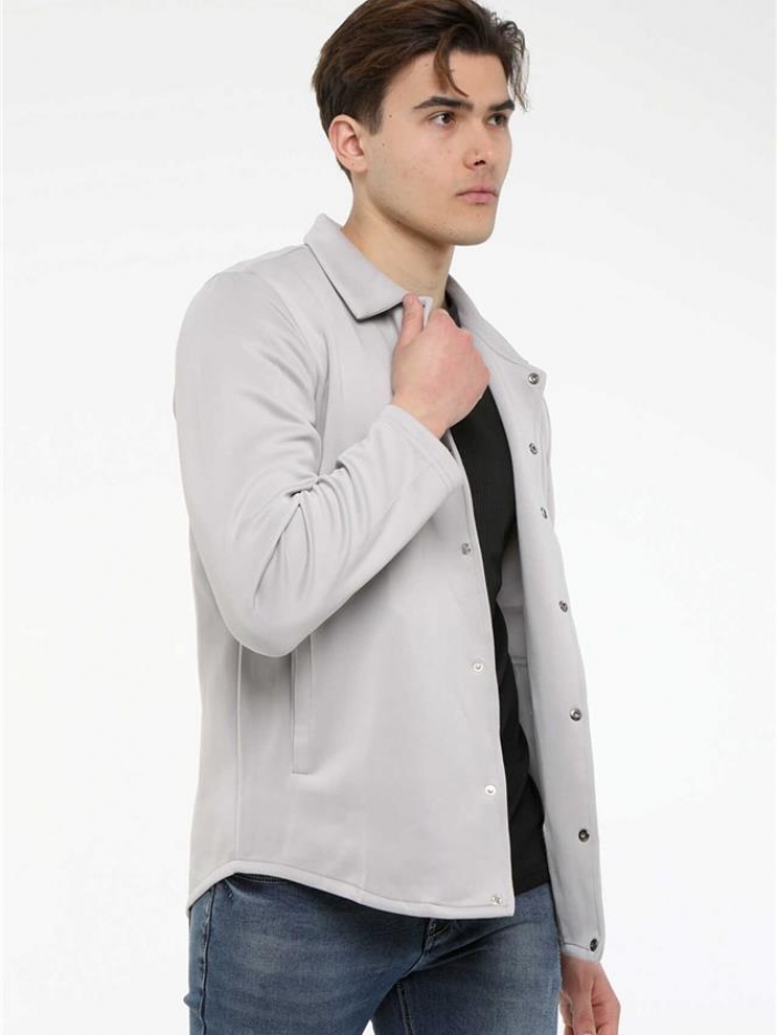 Ζακέτα-Πουκάμισο με γιακά