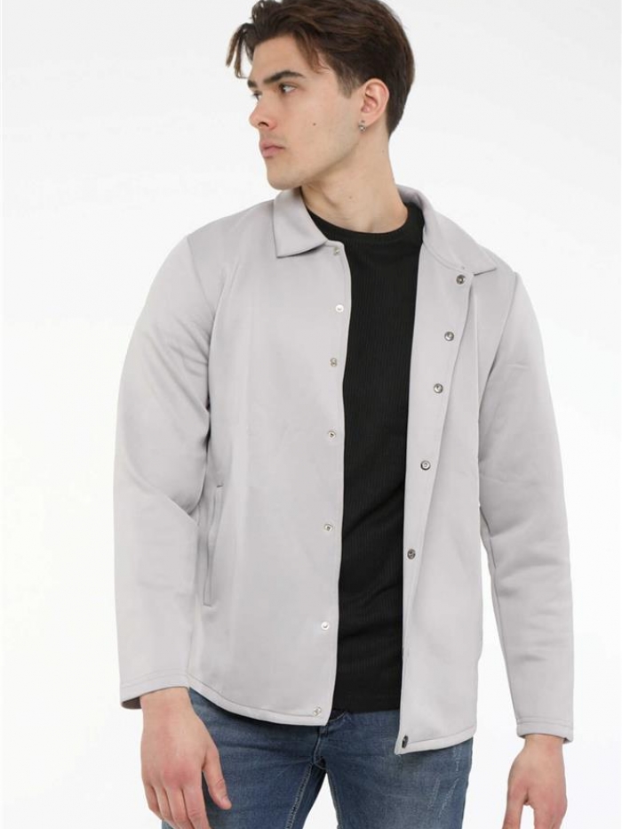 Ζακέτα-Πουκάμισο με γιακά